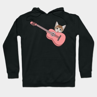 Cat Play Guitar Hoodie